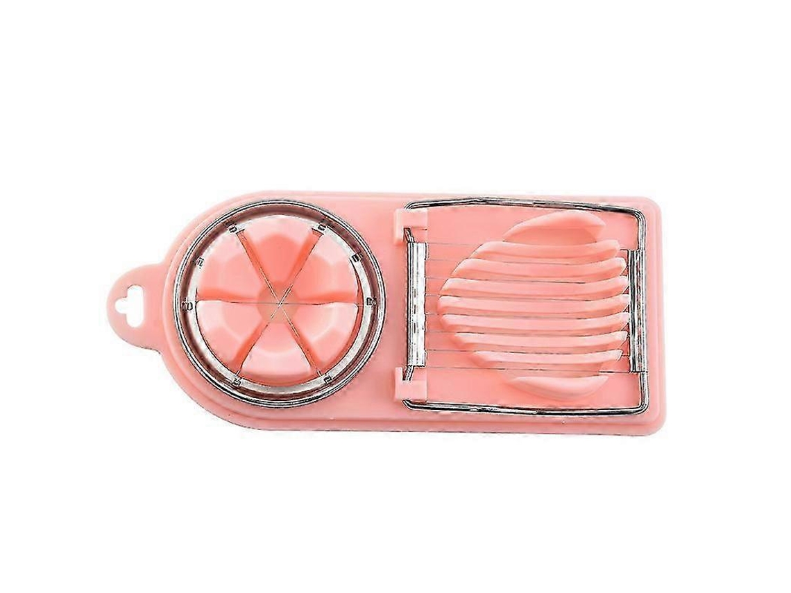 Cortador de huevos multifuncional 2 en 1 de acero inoxidable para frutas y huevos - Accesorios de cocina