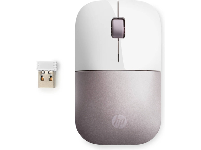 Ratón HP Z3700 (Inalámbrico - Regular - 1200 dpi - Rosa)