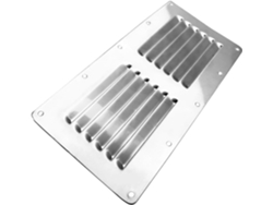 Cubierta De Rejilla De Acero Inoxidable De Doble Orificio Para Sistemas De Ventilación General Marine
