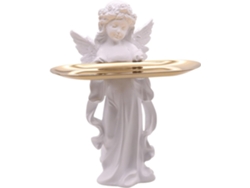 Bandeja Decorativa Con Estatua De Ángel, Elegante Organizador De Joyas Para El Hogar Y La Oficina, Idea De Regalo.