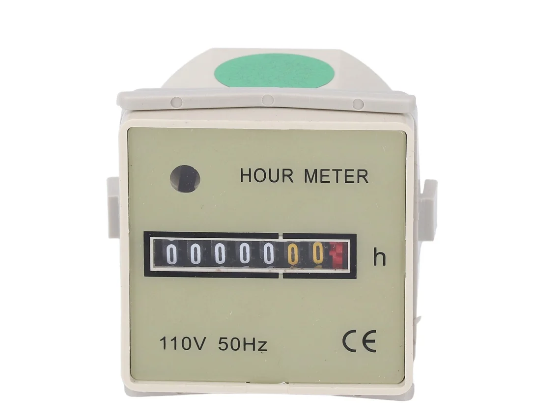 Contador De Horas Mecânico Industrial Timer Para Geradores Compressores Motosserras 0-99999.99h