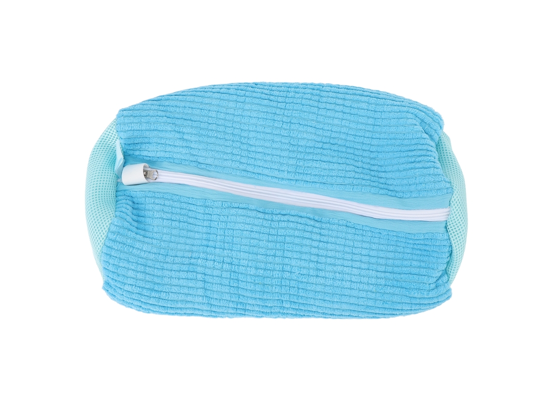 Bolsa reutilizable para lavar zapatos Baok para secadora, de nailon, para limpiar zapatillas, color azul.