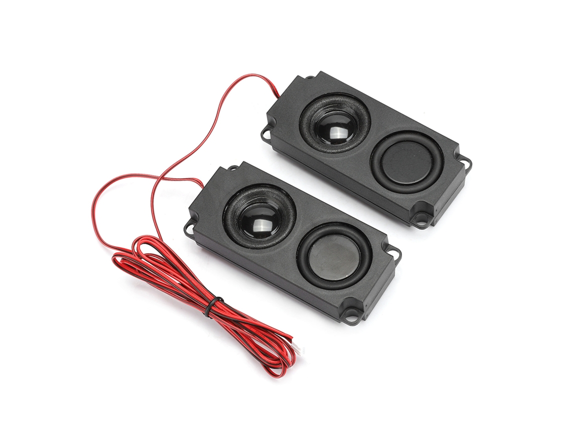 Altavoz Portátil Con Graves Potentes, Cámara Acústica De 8 Ω Y 5 W, Altavoz Magnético Dual De 40 Mm Para Monitor De Tv.