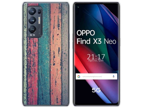 Carcasa Oppo Find X3 Neo TUMUNDOSMARTPHONE Dibujos Multicolor