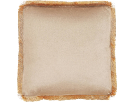 Cojín de terciopelo beige 40 x 40 cm BELIANI Pothos
