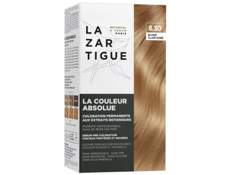El Color Absoluto Coloración : 8.30 Rubio Claro Dorado LAZARTIGUE