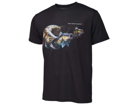 Camiseta de Hombre SAVAGE GEAR Cannibal Negro (XL)