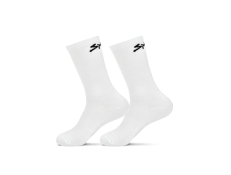 SPIUK Anatomic 2 Pares De Calcetines De Ciclismo Caña Alta Blanco - Anatomic es nuestra línea más versatil 44/47