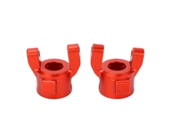 Mali cubo Porta Eixo Dianteiro Traseiro de Liga de Alumínio para Rc Crawler Car Scx10 Pro Vermelho