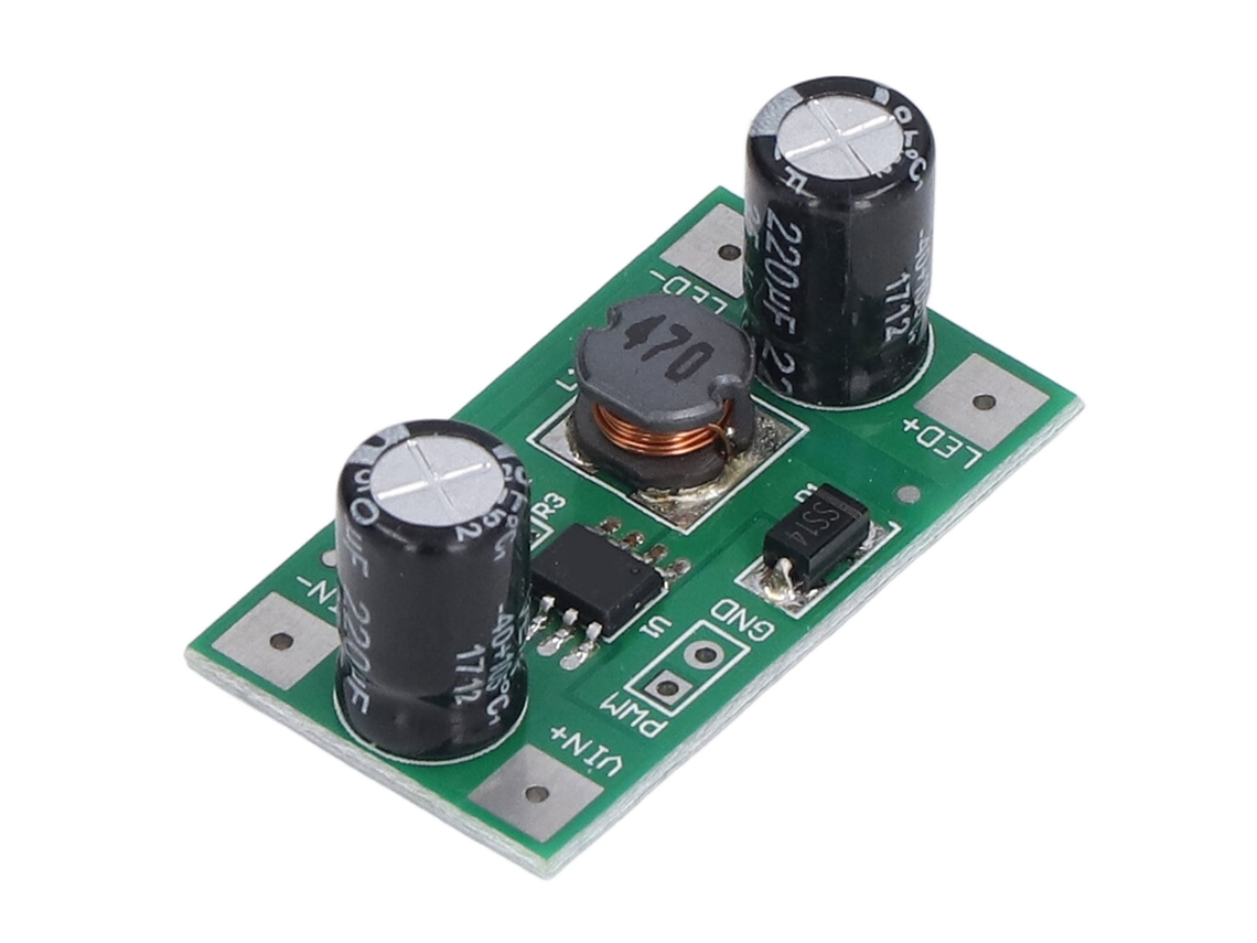 Módulo Controlador Led Buck Dc-dc Entrada 5-35v Salida 350ma Pwm Regulable Para Luz 1w