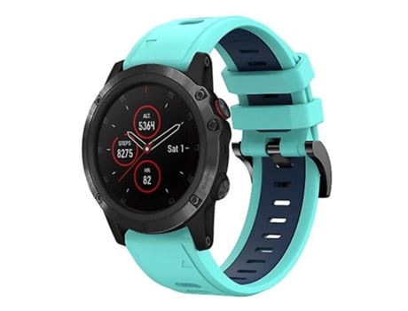 Correa Smartwatch Para Garmin Fenix 5 Plus 22Mm Verde Menta - Azul VENISYMLIS