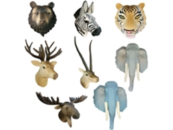 Juego de 8 imanes de nevera con forma de animales para niños pequeños, joyas 3D para llevar, Gokoco