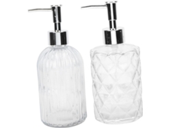 Juego De 2 Botellas Para Champú Y Loción Con Bomba De Presión.