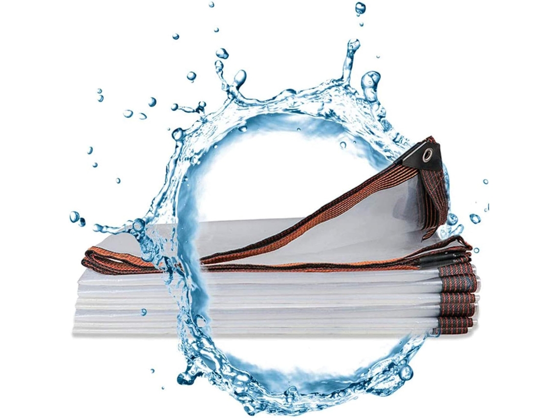 Lonas De 2 M Con Ojales, Transparentes, Impermeables Y Duraderas.