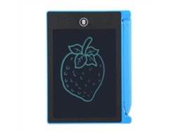 Tableta de escritura LCD de 4,4 pulgadas, tablero para dibujar y garabatear, azul