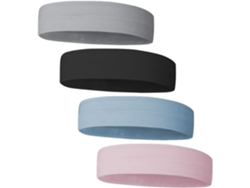 Juego De 4 Cintas Para La Cabeza Deportivas Antideslizantes De Seda Helada Para Ejercicio, Yoga, Correr, Ciclismo (azul +