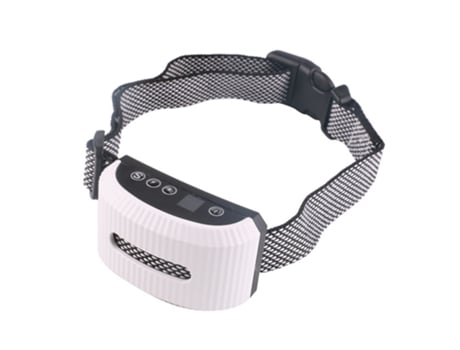 Collar de corteza de perro recargable con vibración y choque de pitido, collar antiladridos para perros, dispositivo de entrenamiento para perros b...