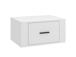 Mesita De Noche De Pared VIDAXL Blanco Madera contrachapada (50x36x25 cm)