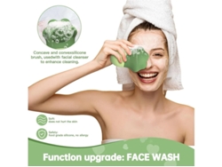 Rodillo facial de hielo de silicona, cepillo limpiador facial de hielo, cubo de hielo, contorno facial para ojos, cuello, rodillo de masaje facial de B Yizhood