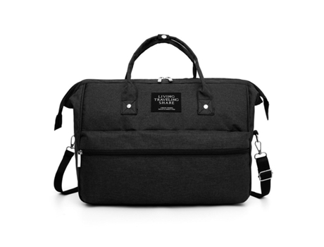 Bolsa de pañales para mamá, mochila de maternidad para bebé, bolso de viaje, bolsos de hombro, negro
