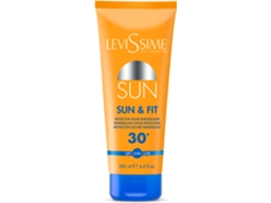 Protector solar y remodelador corporal FPS 30 200 ml Levissime