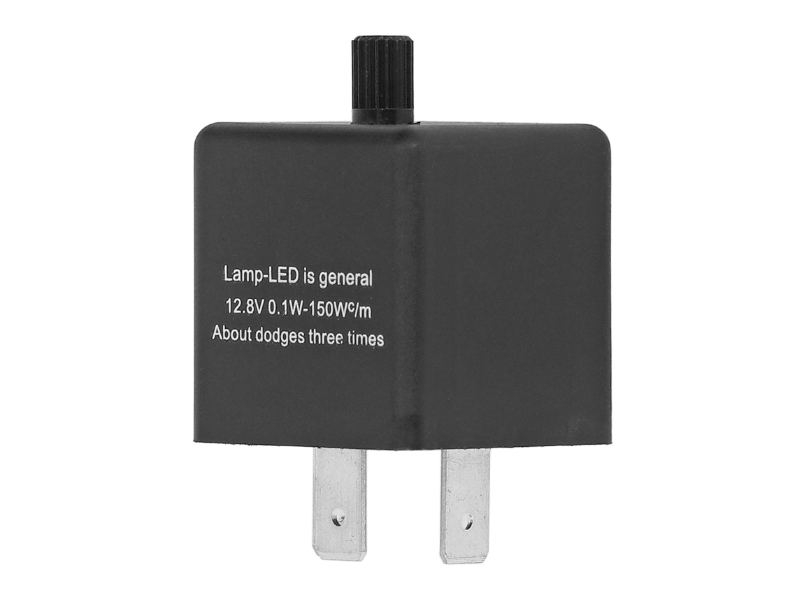 Relé Intermitente Led Ajustable Para Coche, 3 Pines, 12 V 10 A, Contacto Normalmente Abierto