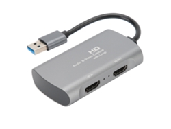 Tarjeta De Captura De Audio Y Vídeo Z31 Con Salida Hdmi En Bucle, Entrada 4k Y Salida 1080p, Usb 2.0/m