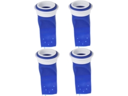 Kit De 4 Tampões De Silicone Reutilizáveis Para Ralos, Ideais Para Eliminar Odores E Vazamentos Em Banheiros E Cozinhas