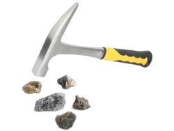 2026altiro-martillo Geológico De Doble Punta, Martillo Minero Puntiagudo Con Mango De Goma Cómodo.