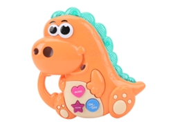 2026-juguete Musical De Dinosaurio Para Bebés Con Luz Y Sonido Juguete Educativo Temprano Electrónico Color Naranja