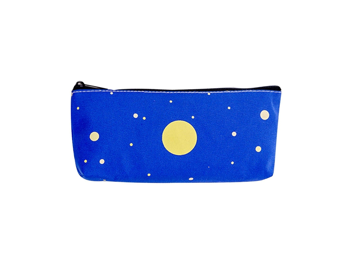 Estuche con cremallera Sky, estuche multifuncional de lona, ​​estuche estilo D Chennnls