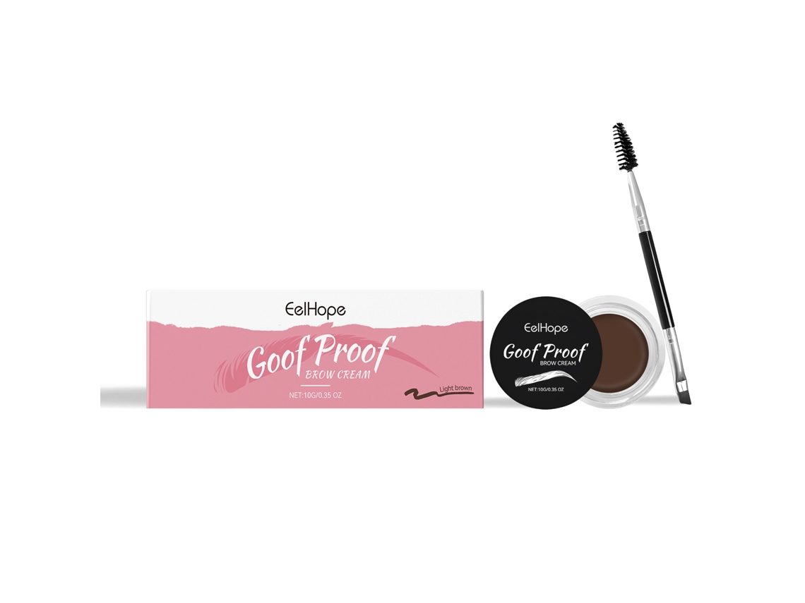 Gel para cejas marrón claro con pincel