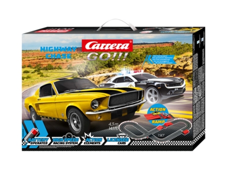 Set de pistas y vehículos de carreras CARRERA Chase (5 anos)