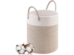 Cesta de lavandería independiente, cesta de lavandería plegable con asa extensible portátil para ropa y juguetes
