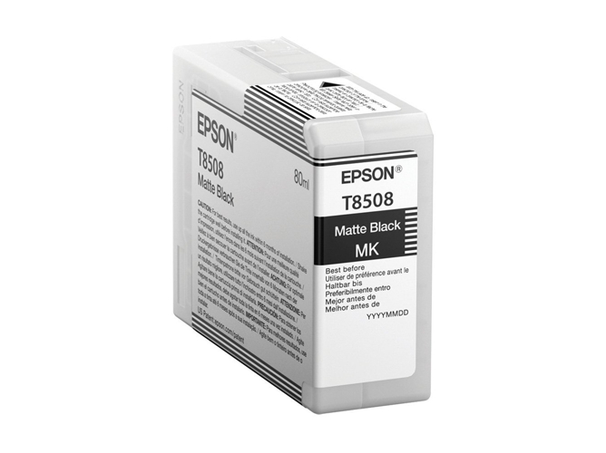 Cartucho de tinta original EPSON, T8508 80 ml , Negro mate, C13T850800, T8508