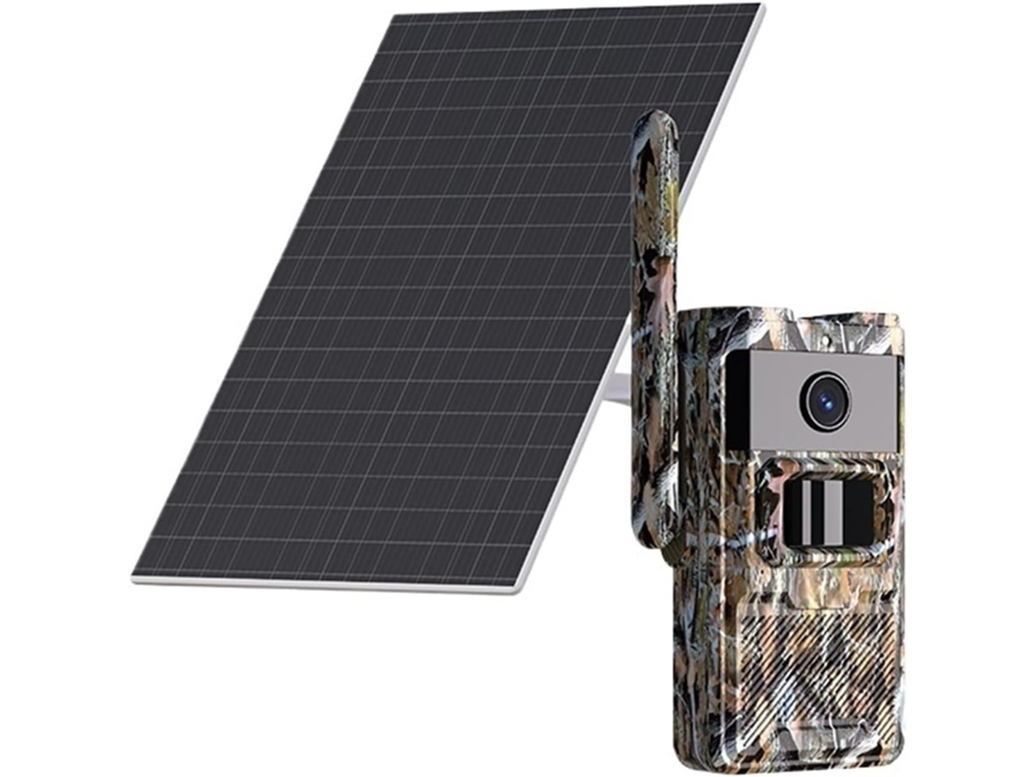 Caméra Faune Sauvage De Chasse À Énergie Solaire 4g 2k, Imágenes 14mp, Vision Nocturne Ir, Étanche