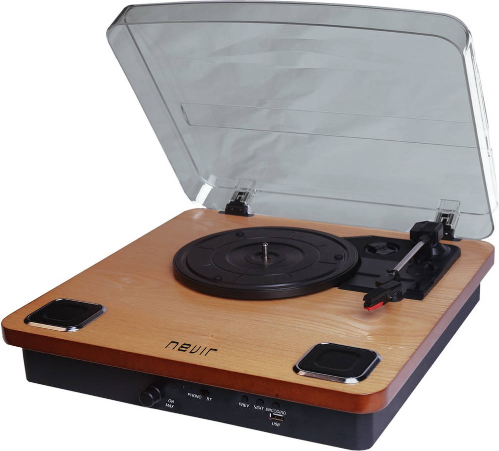 Tocadiscos NEVIR NVR-805 VBU Madera