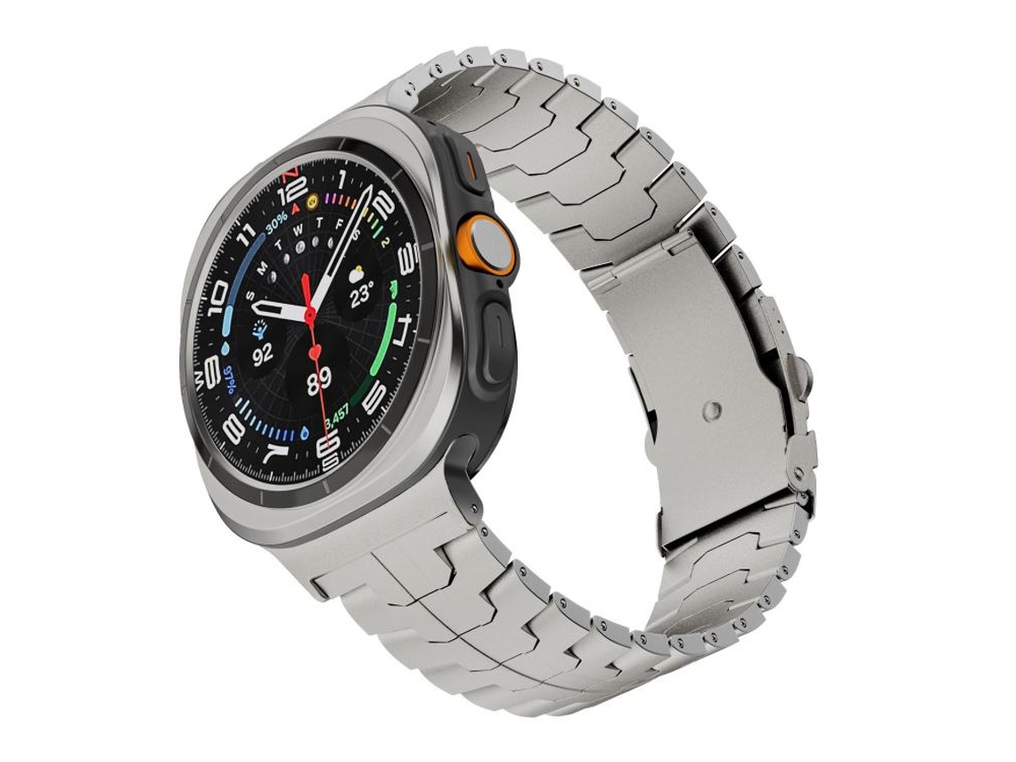 Correa de aleación de titanio para Samsung Galaxy Watch Ultra con hebilla de seguridad dividida CSYY (47 mm)