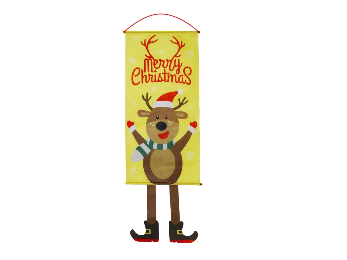 Bandera de Navidad, decoración de jardín, cartel de bienvenida TRUYUETY
