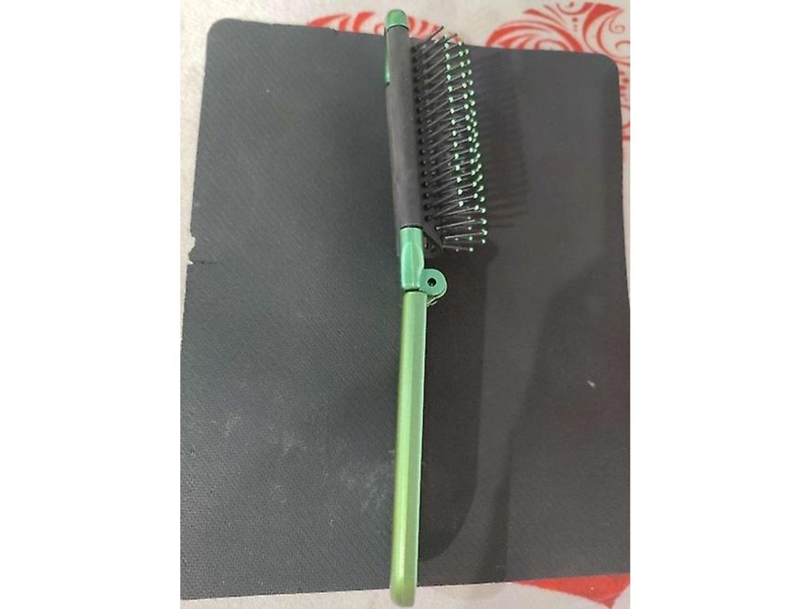 Peineta Plegable Con Espejo, Compacta, Portátil, Bolsa De Viaje, Regalo
