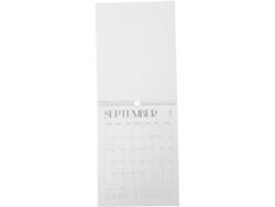 Calendario de pared mensual de 18 meses 2026-2027, minimalista, de papel, con festivos, planificador anual para Gokoco