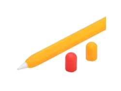 Estuche Para Lápiz Estilográfico (antideslizante Y Antichoque) Funda De Silicona De Color Contraste De Segunda Generación Yuexinghui Naranja Soleada