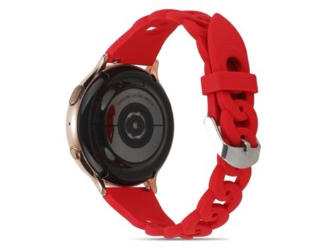 Correa de Silicona diseño de círculo para Samsung Galaxy Watch 5 40mm/44mm/Watch 5 Pro 45mm - tinto