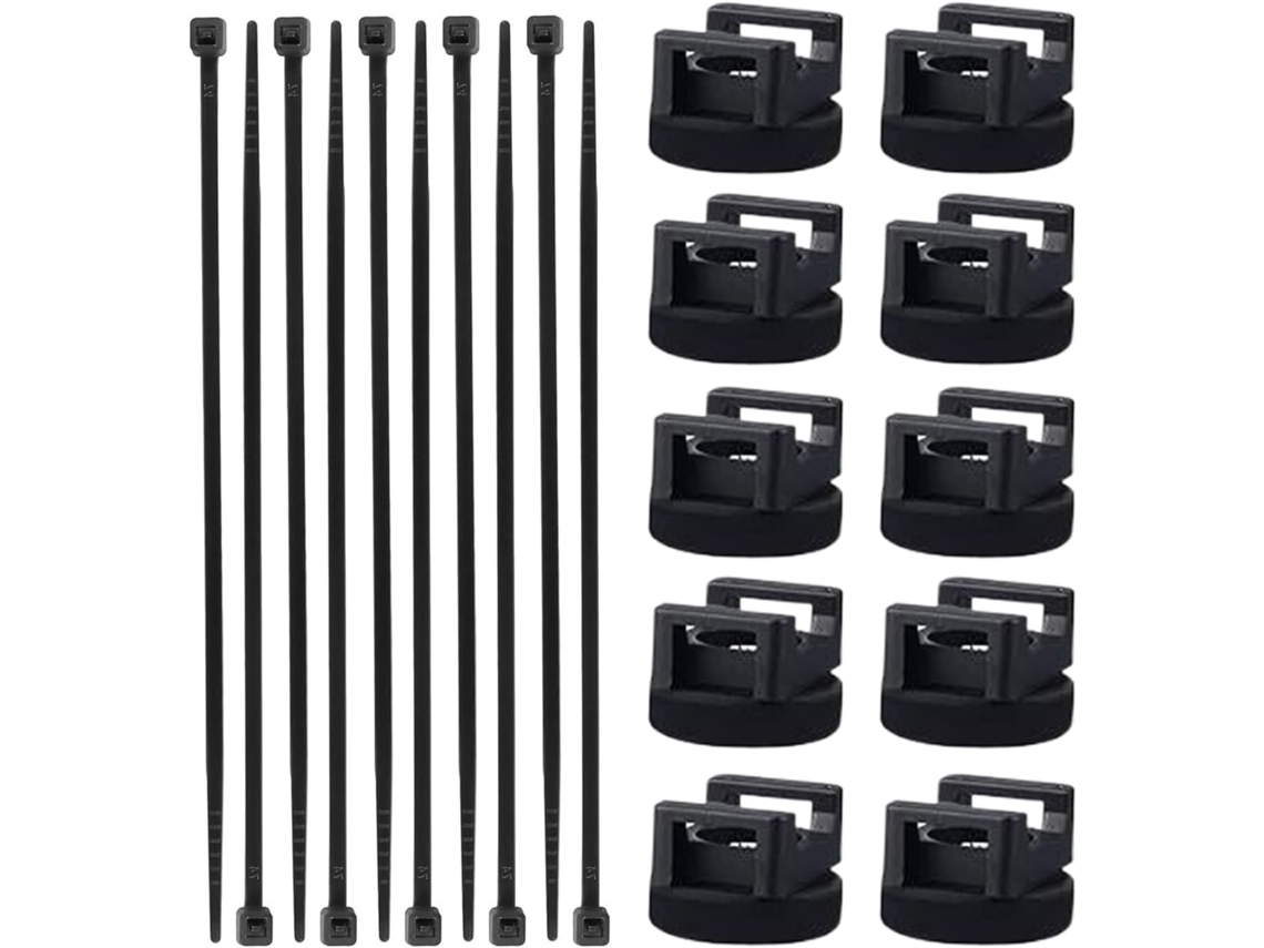 Juego De 10 Clips Magnéticos Para Cables | Soporte Multiusos |