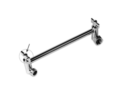 Cabezal de ducha tipo lluvia de 9 pulgadas con brazo ajustable, cromo pulido