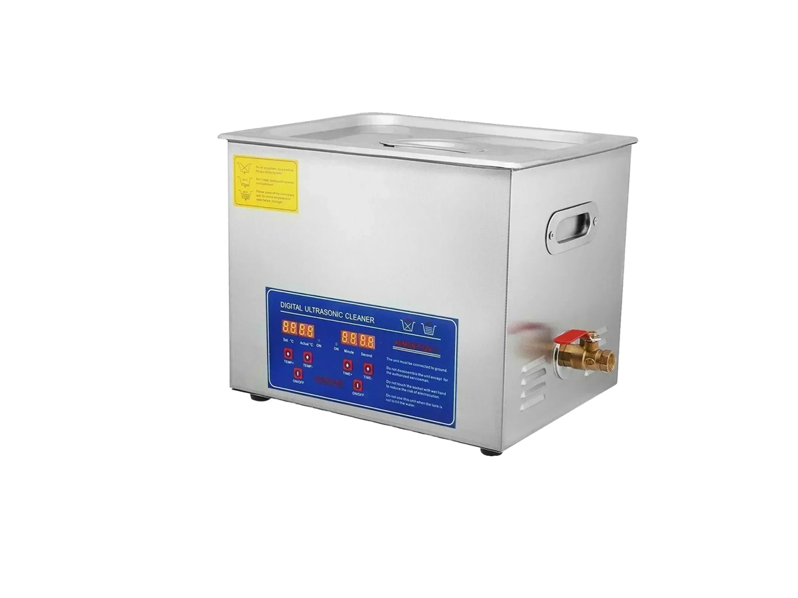 Limpieza ultrasónica, frecuencia de 40 kHz, panel de control digital, 15 L OEM