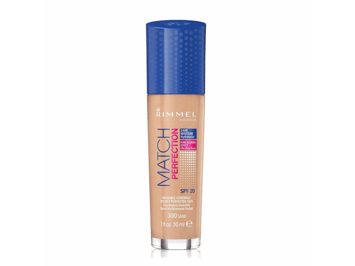 Base RIMMEL LONDON Match Perfection SPF20 300 Areia