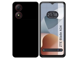 Funda Gel Negra para Zte Blade A34 4G TUMUNDOSMARTPHONE Negro