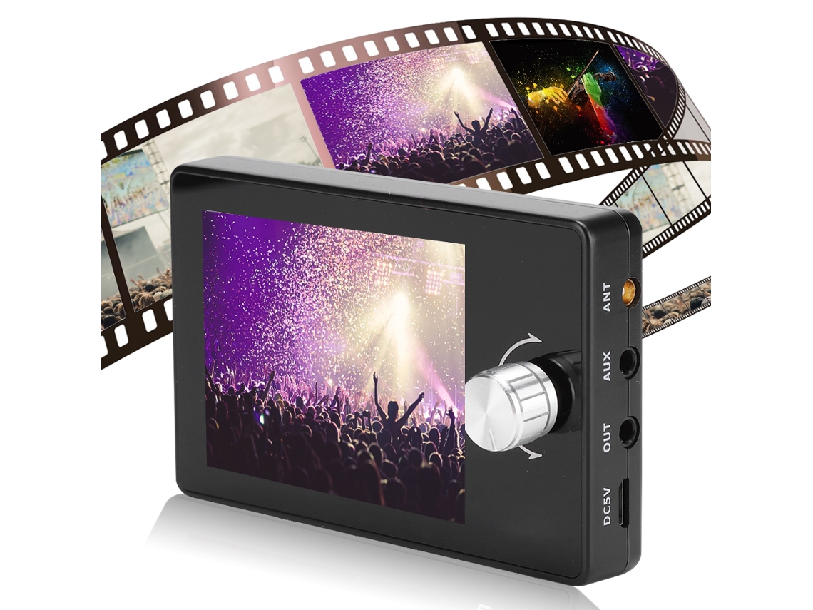 Receptor de audio portátil (pantalla LCD TFT de 2,8 pulgadas, DAB/DAB+ y FM)