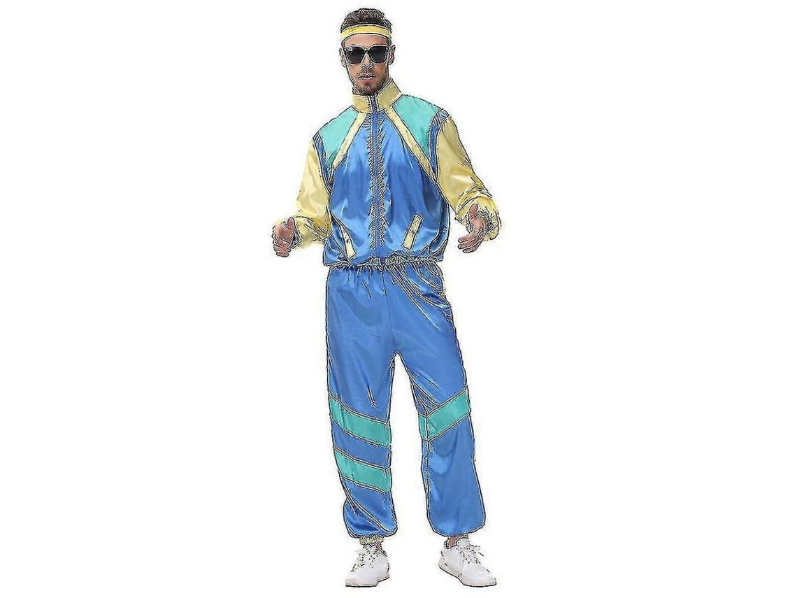 2026-traje Retro 80s 90s Para Parejas Chándal Hip Hop Disco Fiesta Halloween Hombre Mujer